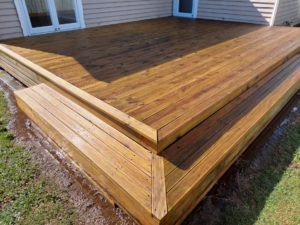 Cleaned Deck by Woosh Exterior Cleaning Taranaki