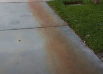 Rust / Iron Stains on Concrete Driveways