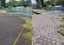 Concrete Pavers, Wash & Resand