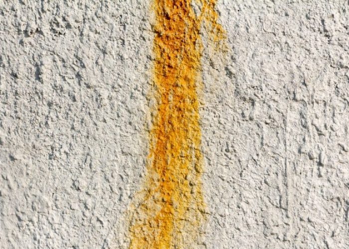 remove rust stains from walls and concrete woosh exterior cleaning