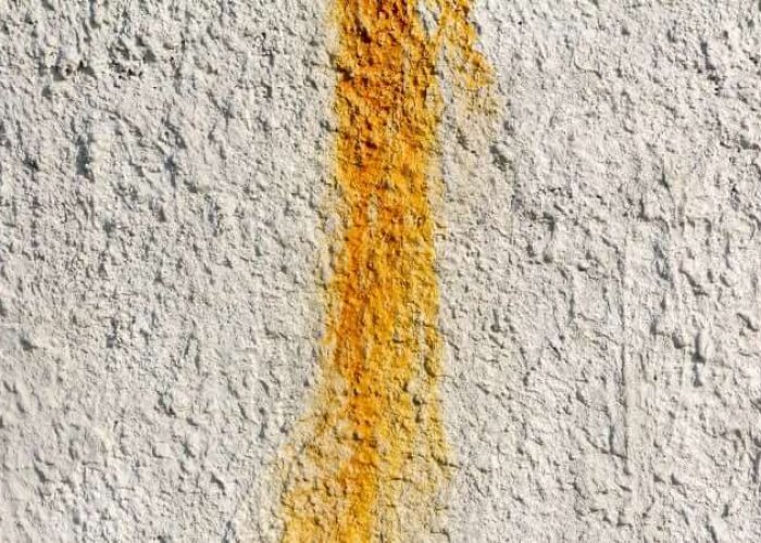 remove rust stains from walls and concrete woosh exterior cleaning